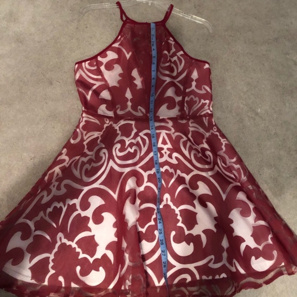 Maroon homecoming dress